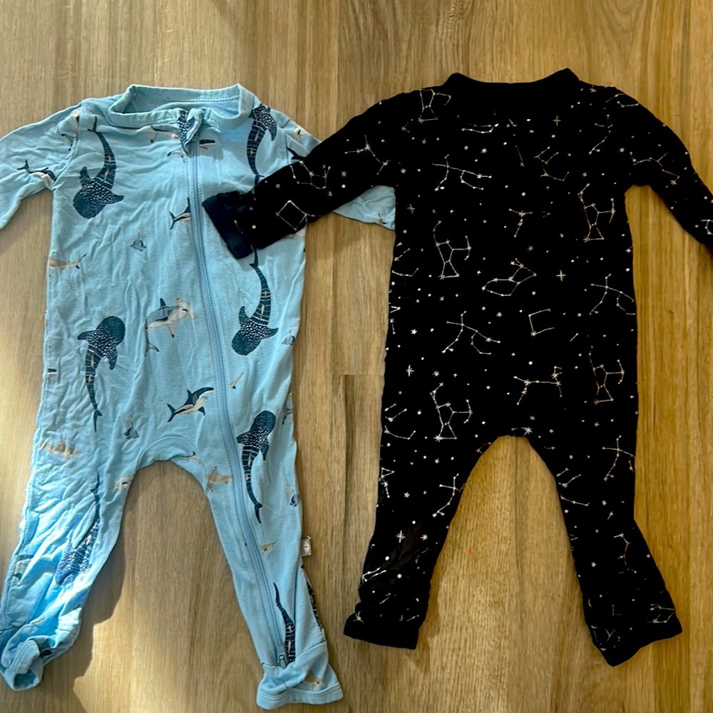 2 Kyte BABY 3-6 month rompers!
